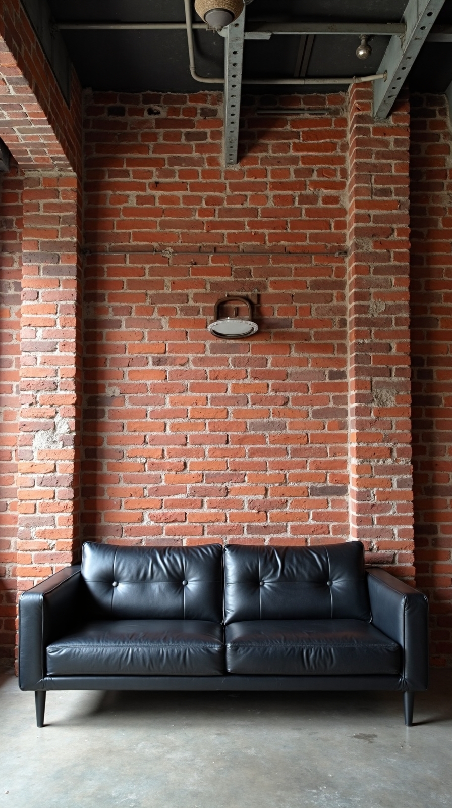 exposed brick metal industrial metropolitan