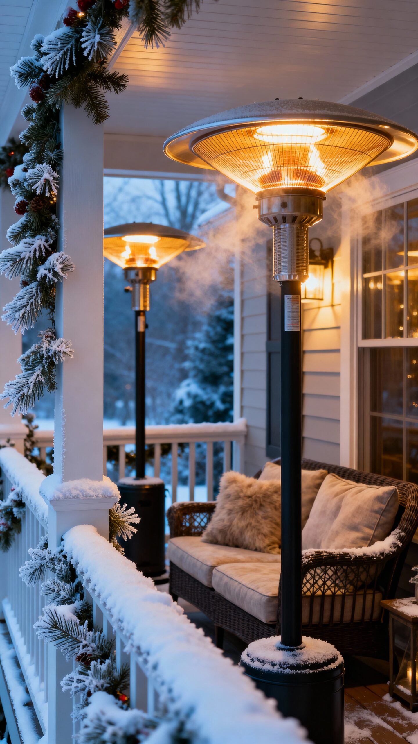 extended porch enjoyment with heating