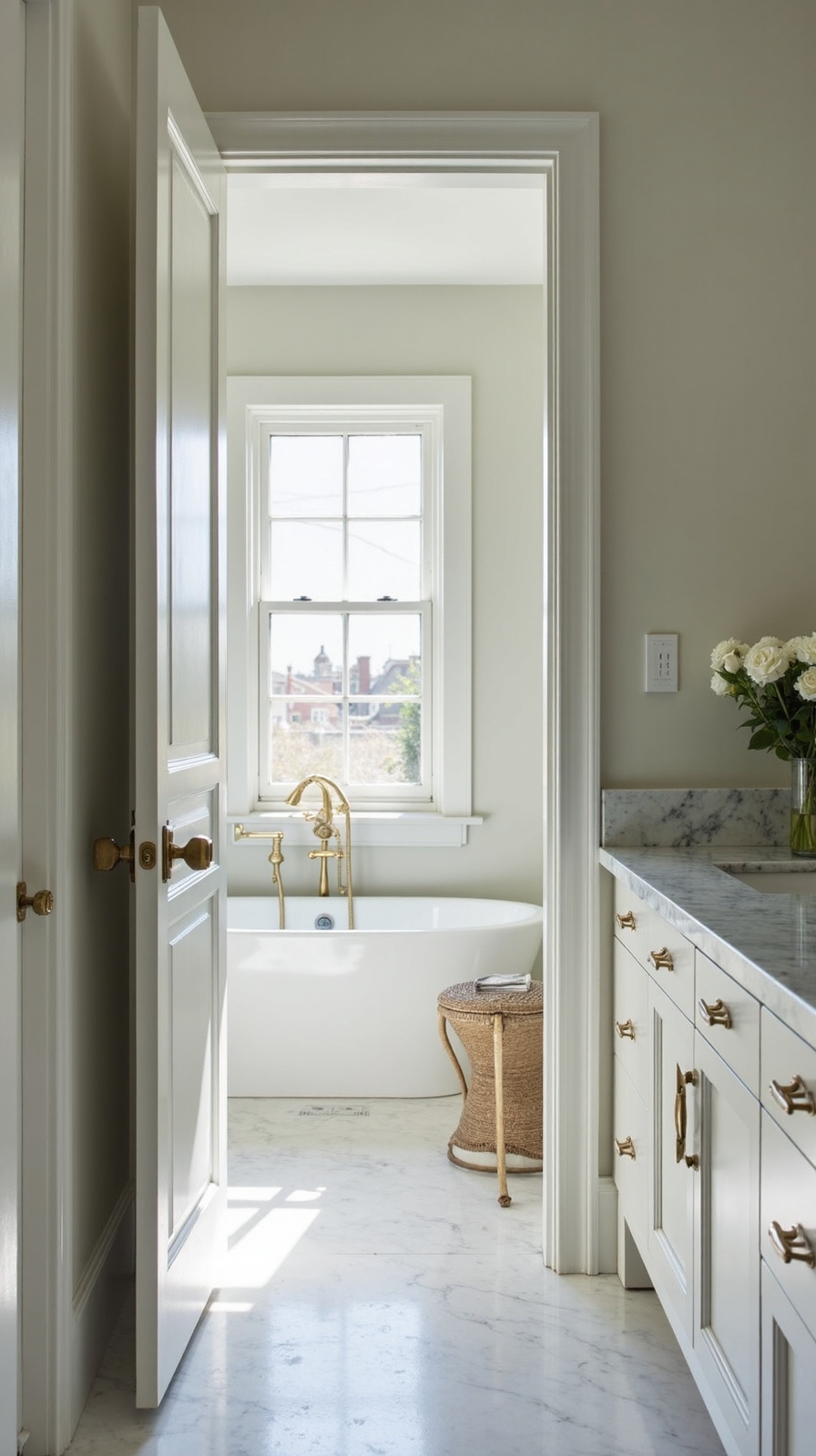 farmhouse style ventilation and privacy