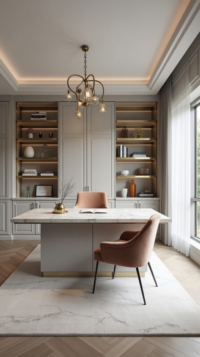 fashionable functional home office designs