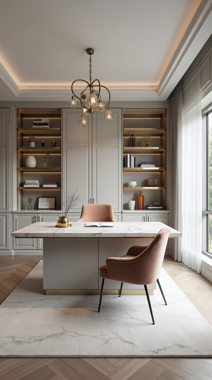 fashionable functional home office designs