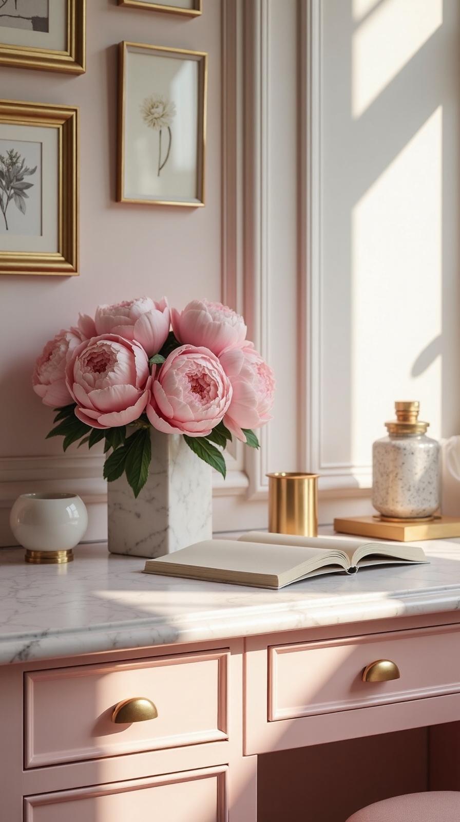 feminine elegant sophisticated calming