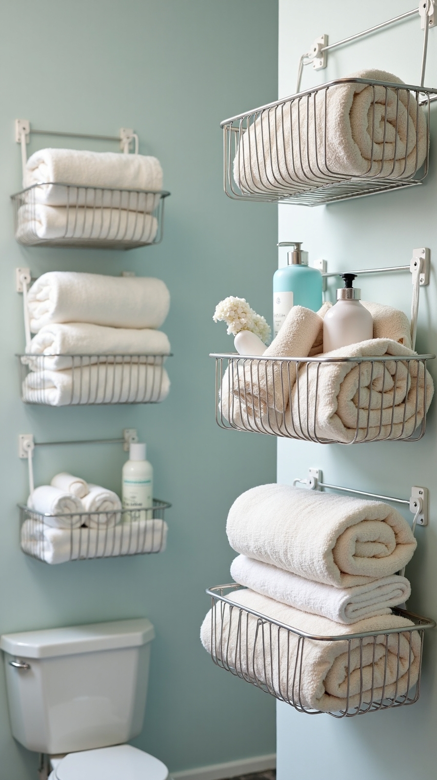 flexible adjustable tension rod shelving