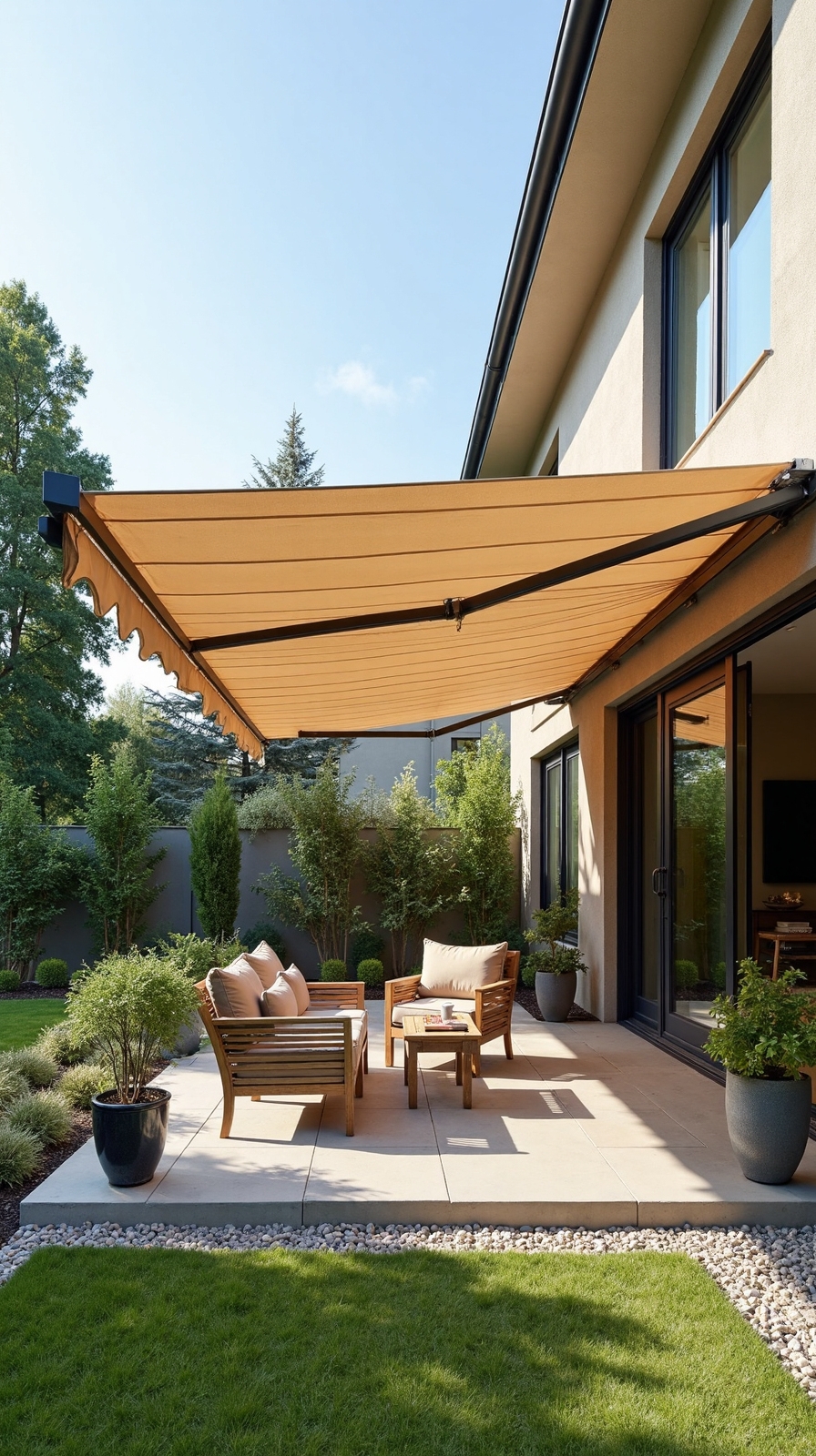 flexible automated retractable outdoor shade solutions
