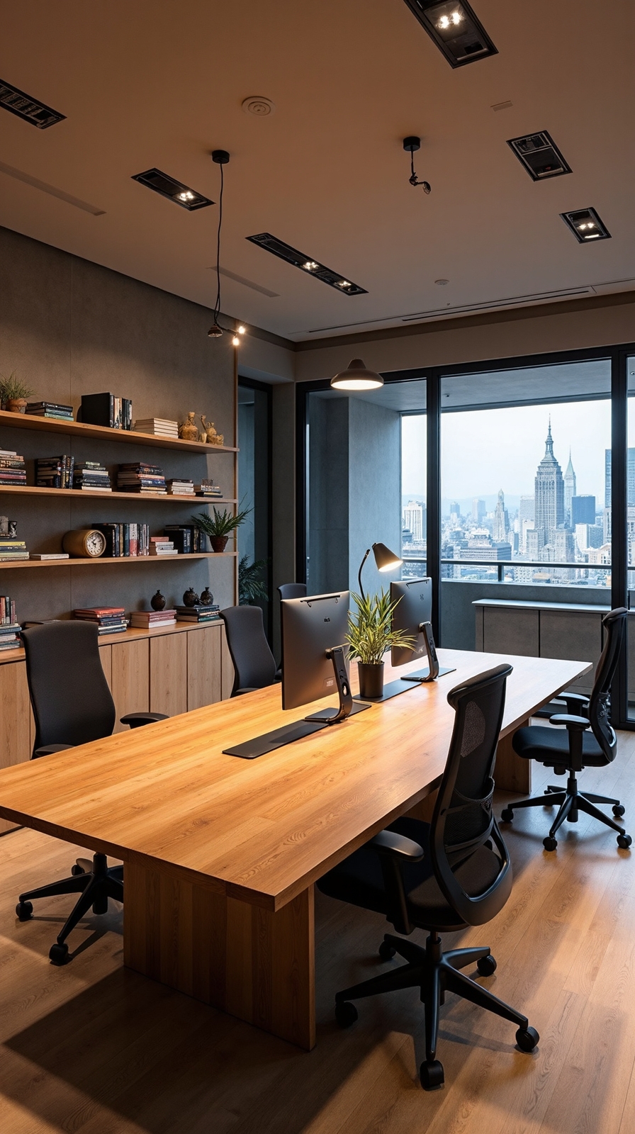 flexible collaborative workspace with personal zones