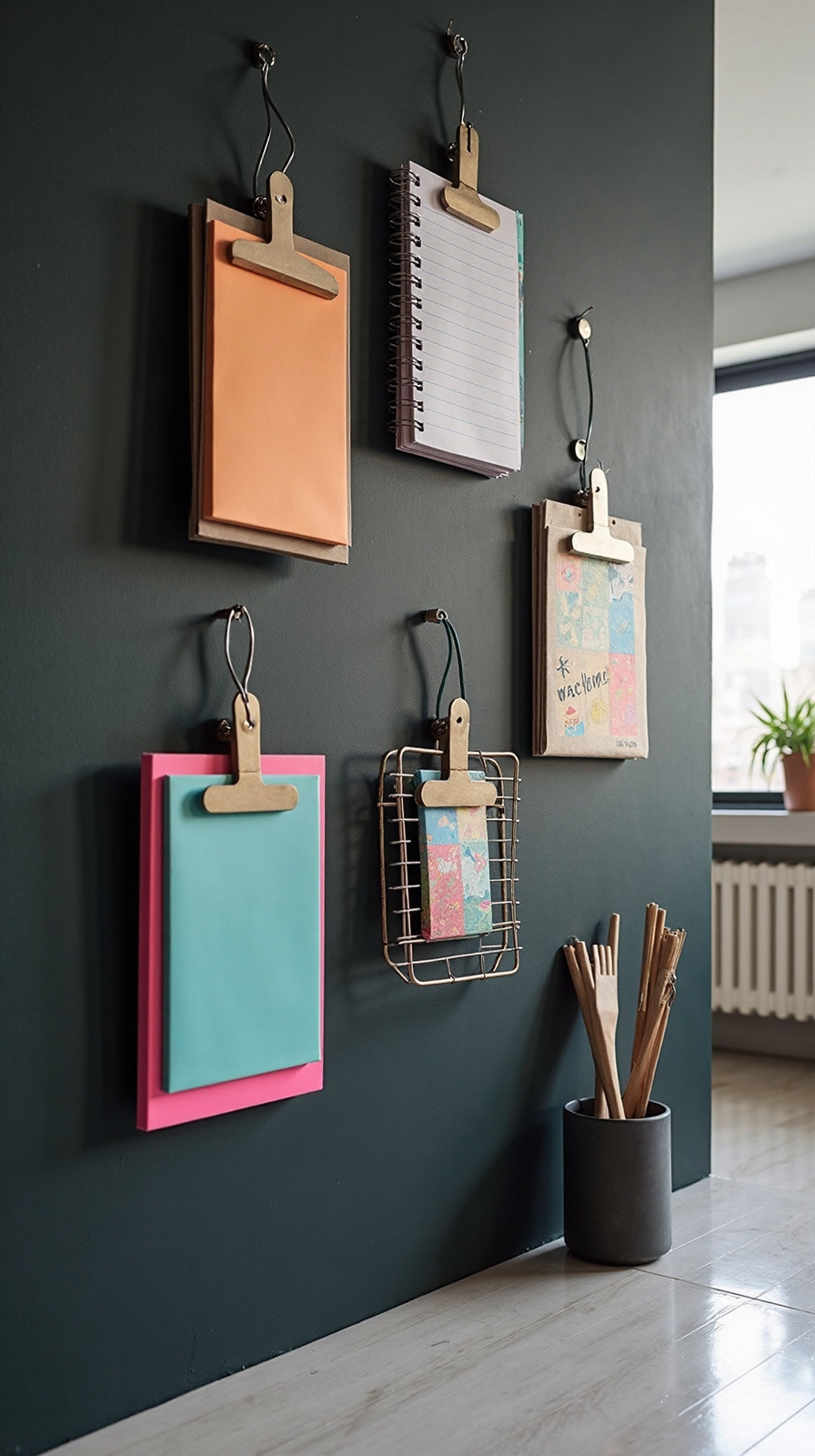 flexible customizable magnetic home office organization