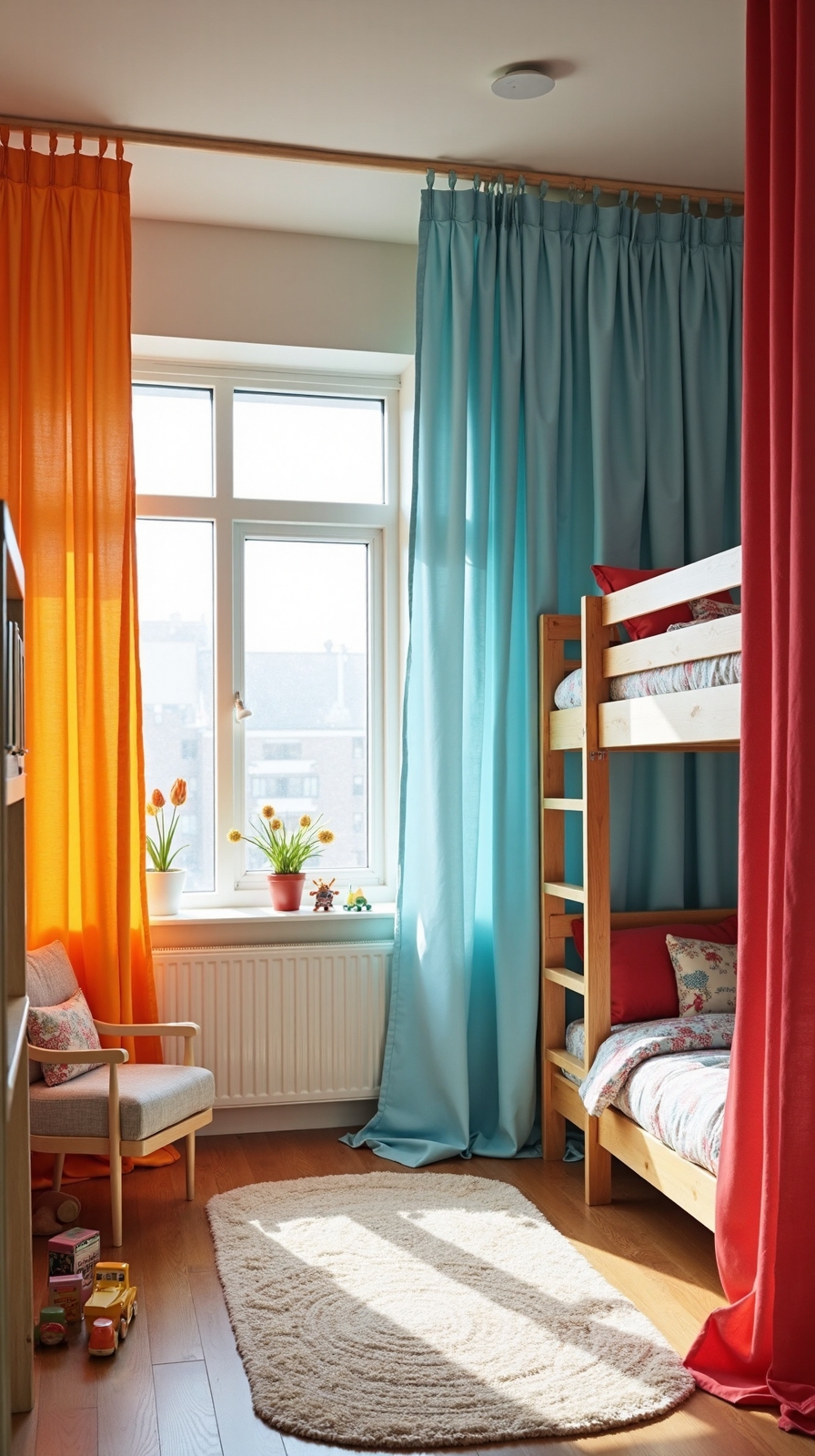 flexible customizable privacy providing ceiling suspended