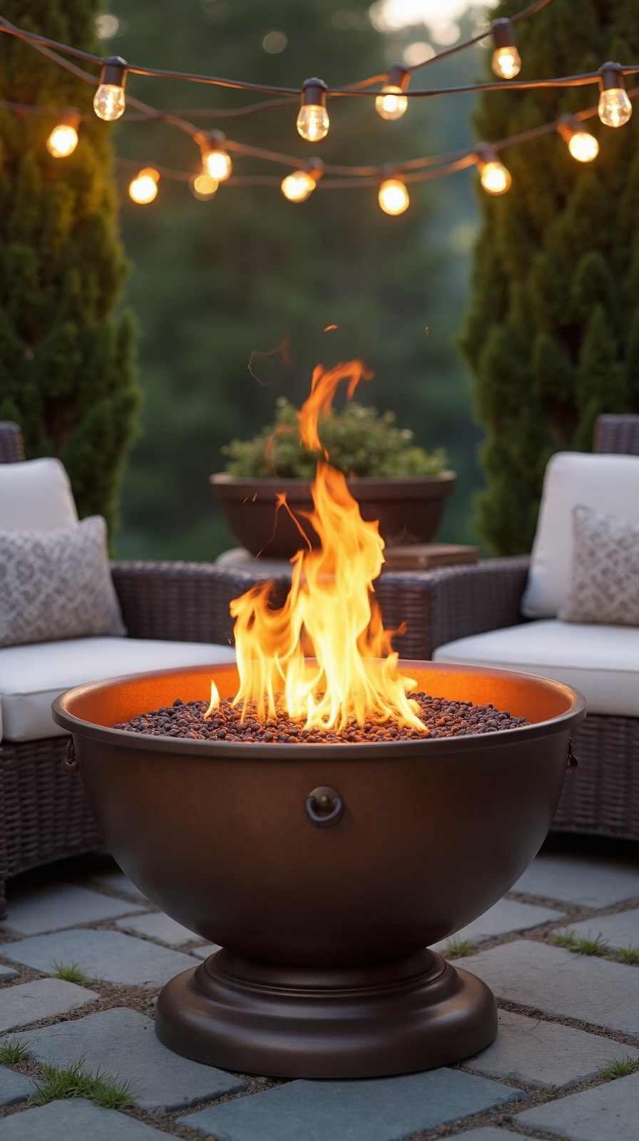 flexible elegant practical customizable portable copper fire pit