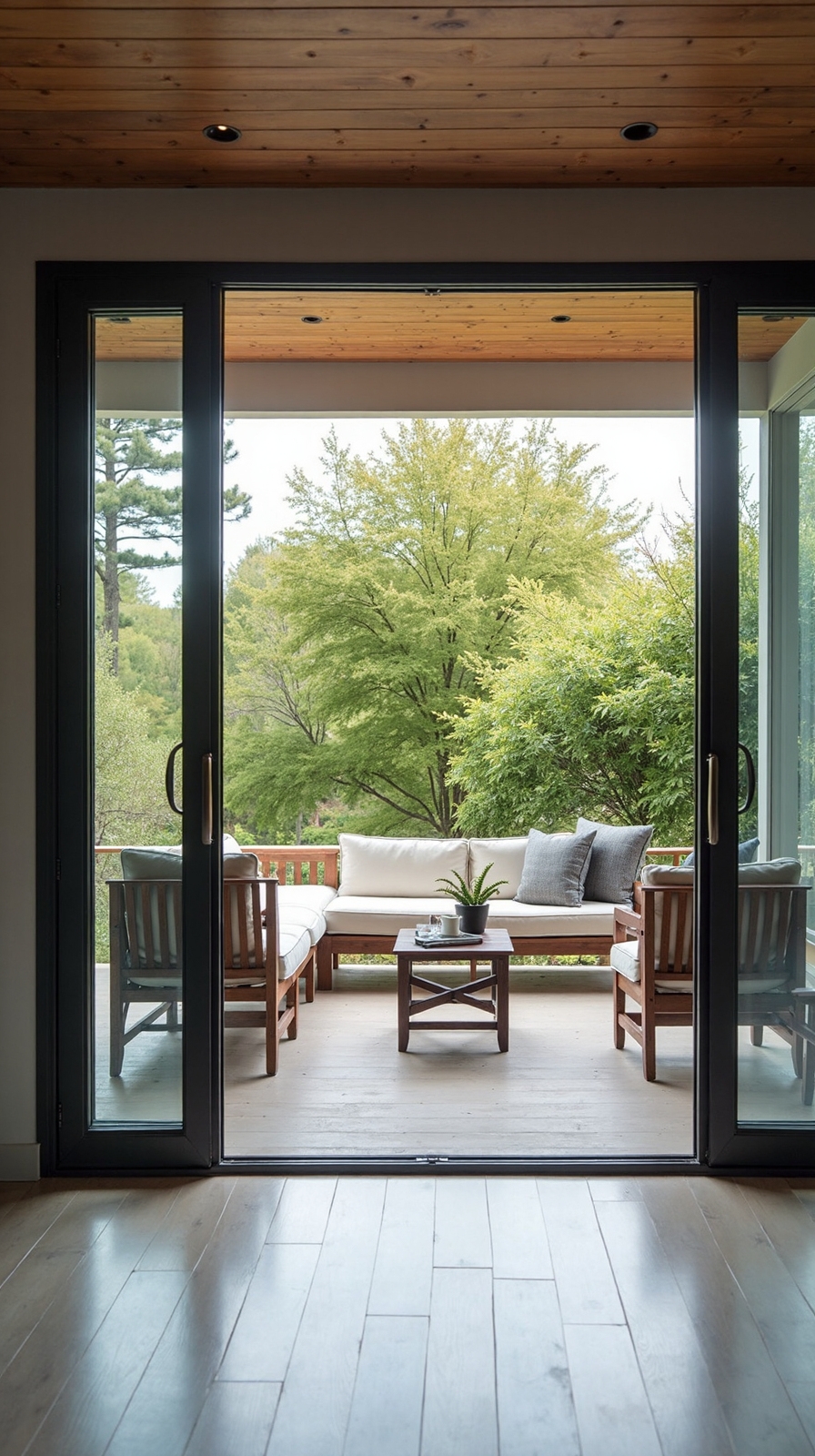 flexible indoor outdoor living space