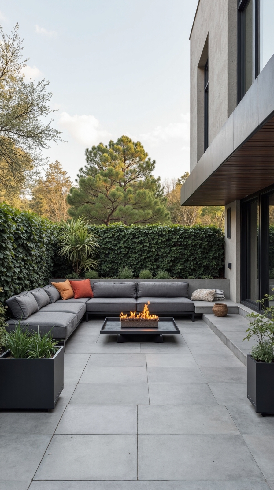 flexible modern low profile comfortable patio seating