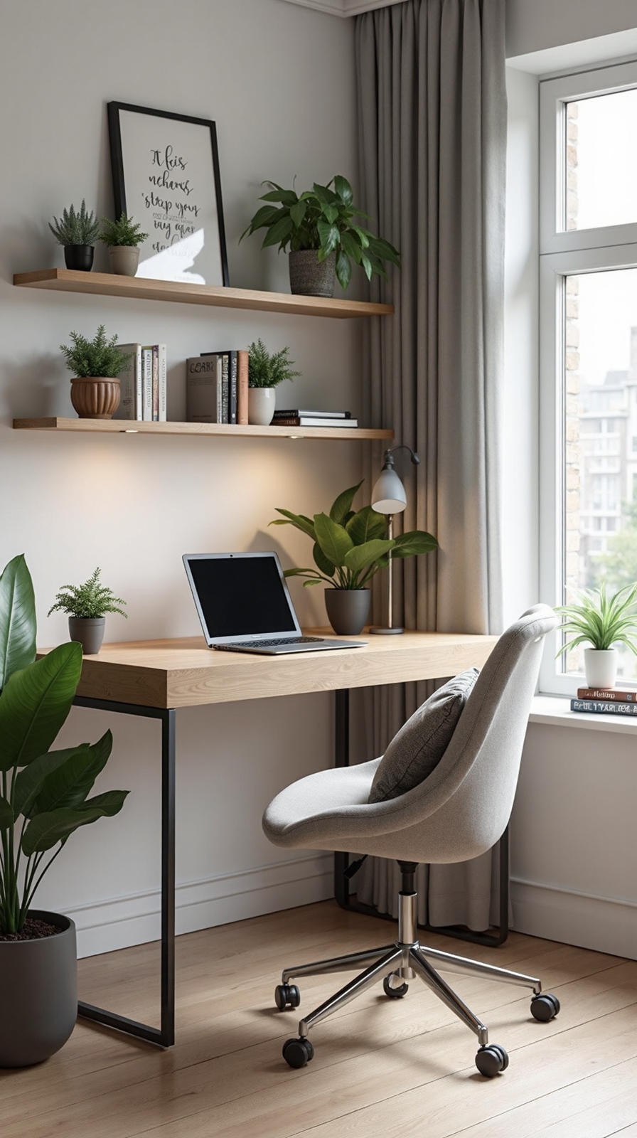 flexible multifunctional corner workspace design