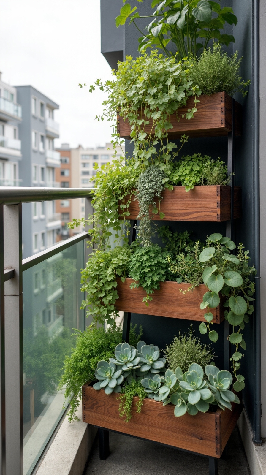 flexible portable low maintenance balcony gardens