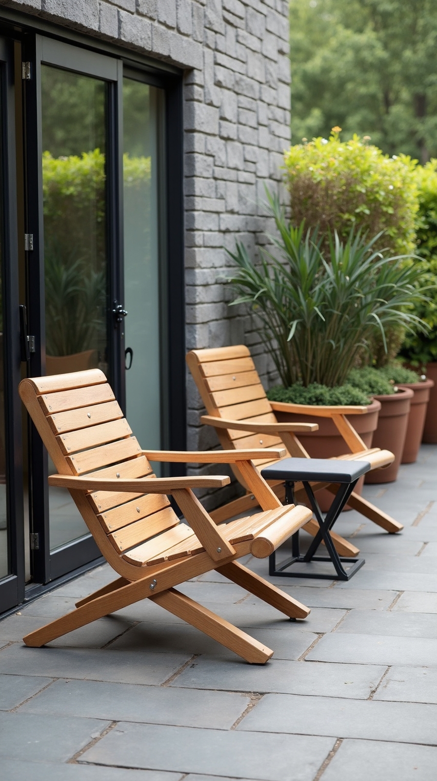 flexible space saving adaptable outdoor seating