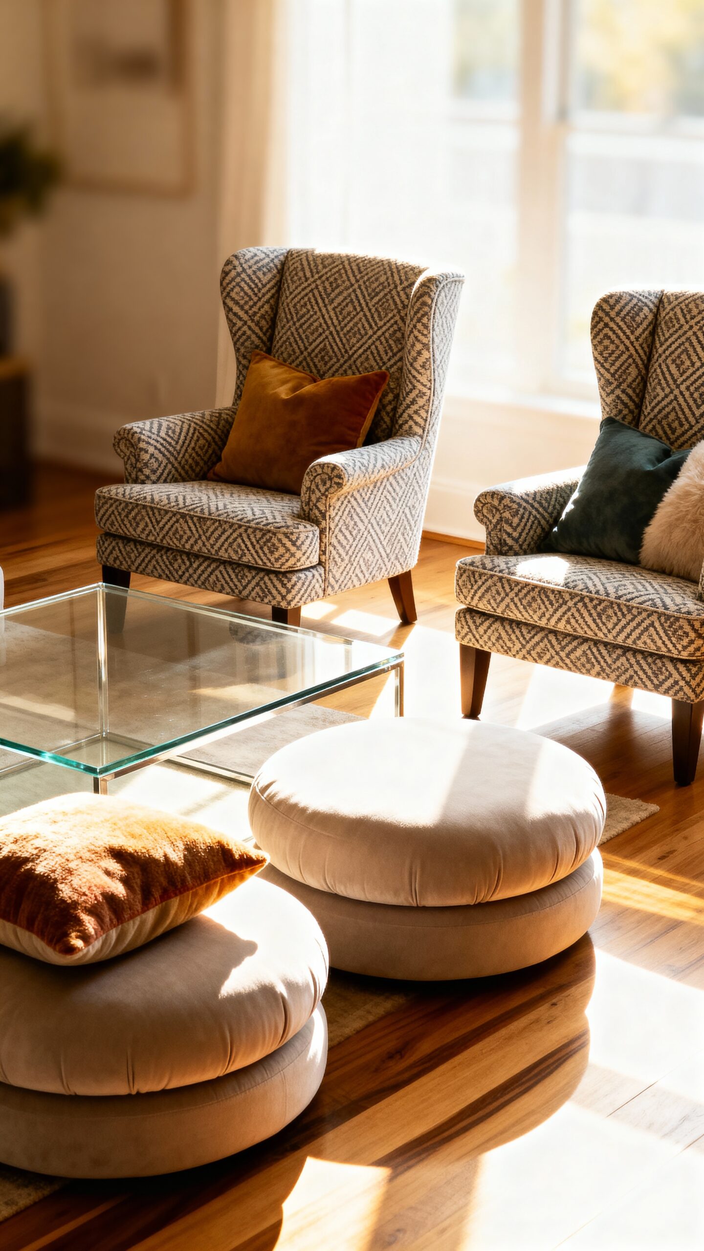 flexible storage integrated nesting chair designs