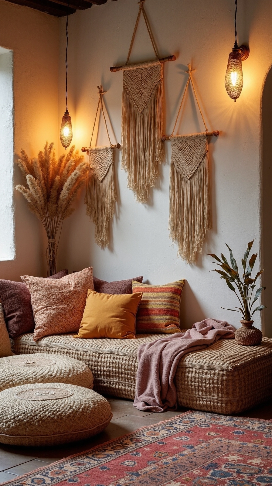 flexible versatile cozy boho workspace