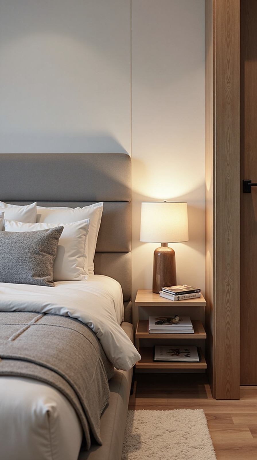 floating efficient spacious convenient nightstands