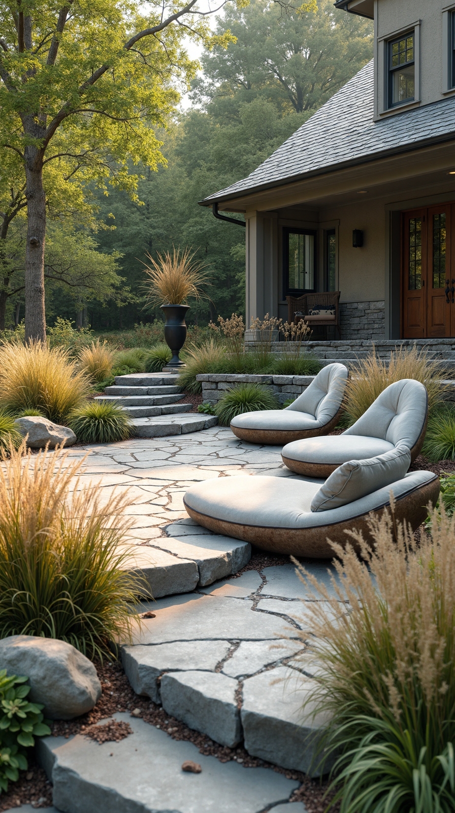 flowing organic meditation retreat design