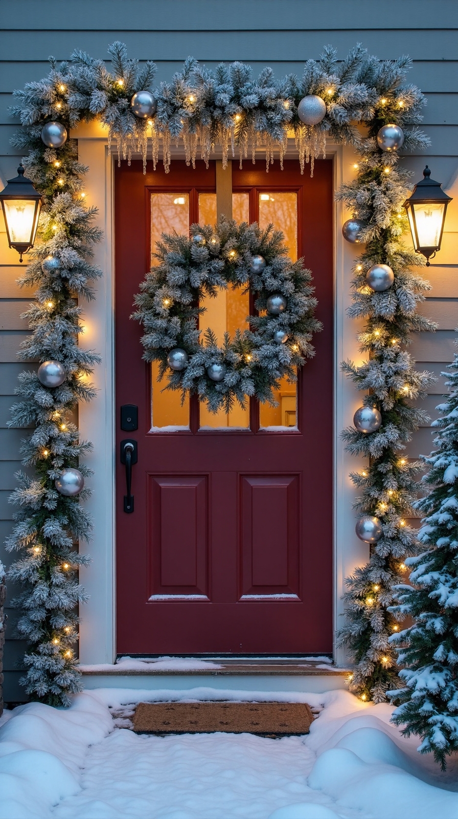 frozen sparkling illuminated dimensional