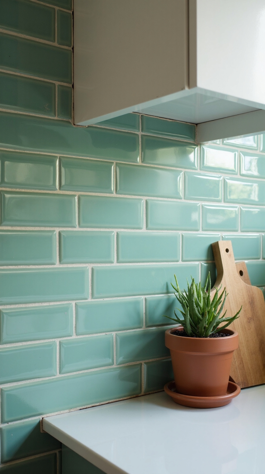 gentle green striking contrast timeless style