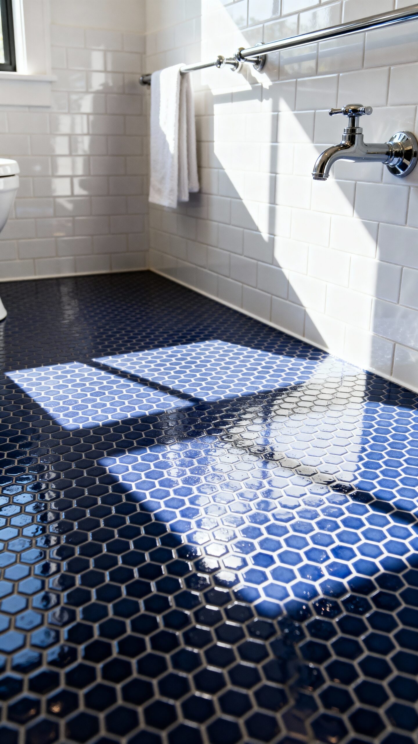 geometric sophistication in blue