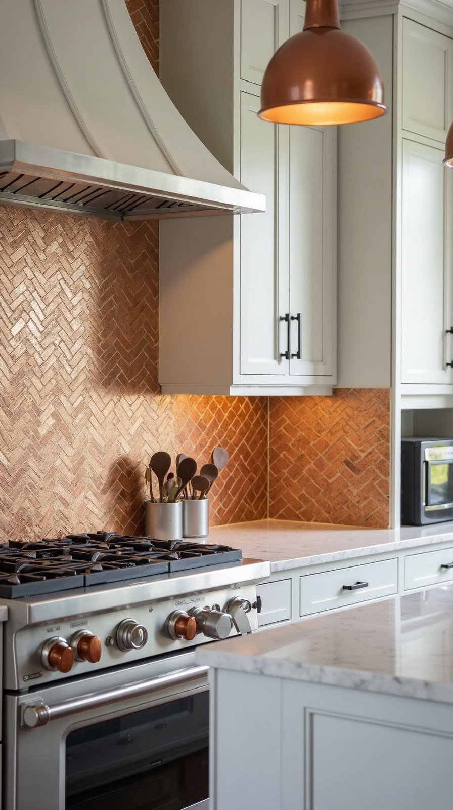 glamorous metallic sophisticated captivating kitchens