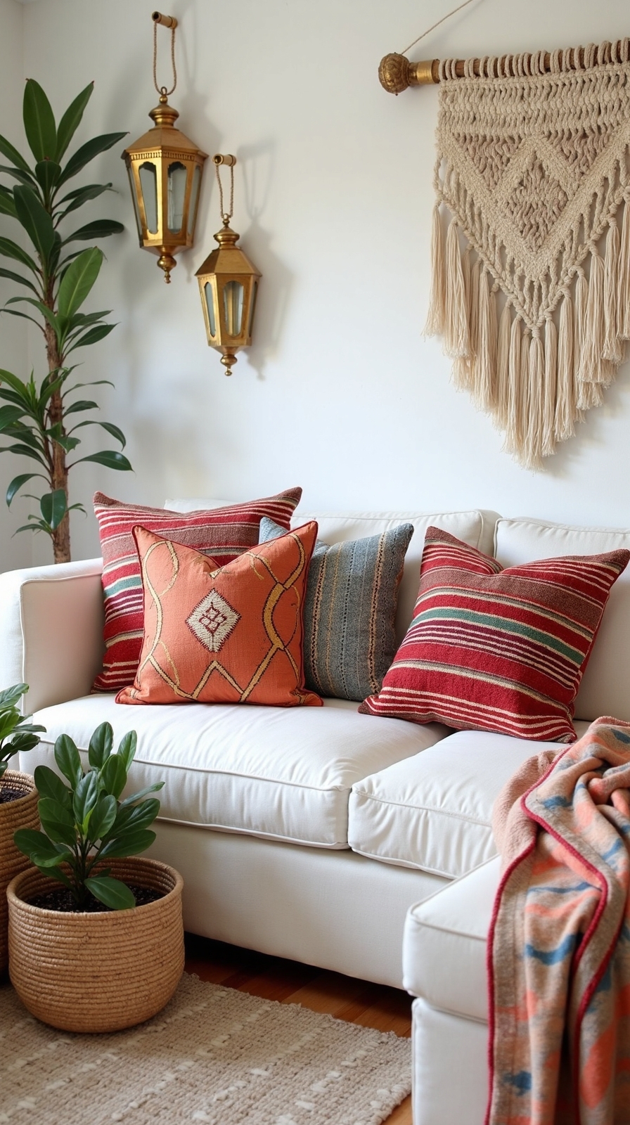 global bohemian chic layered textiles