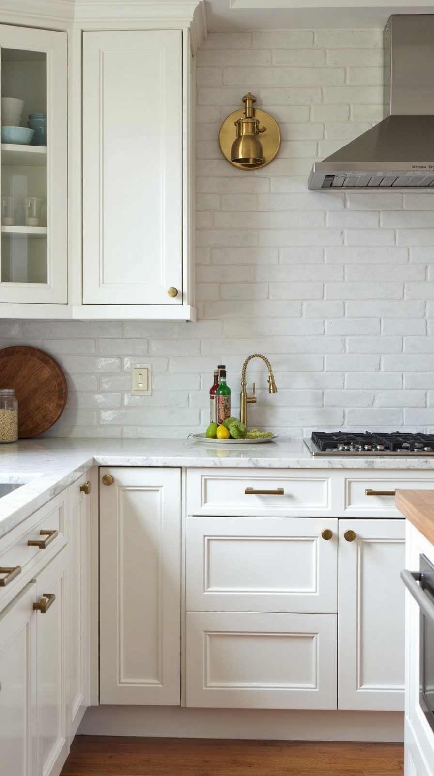 glossy brass tiles sophistication