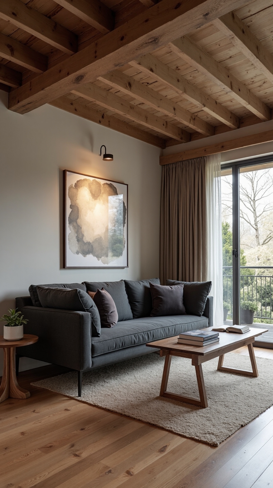 grounded modern sanctuary with natural accents