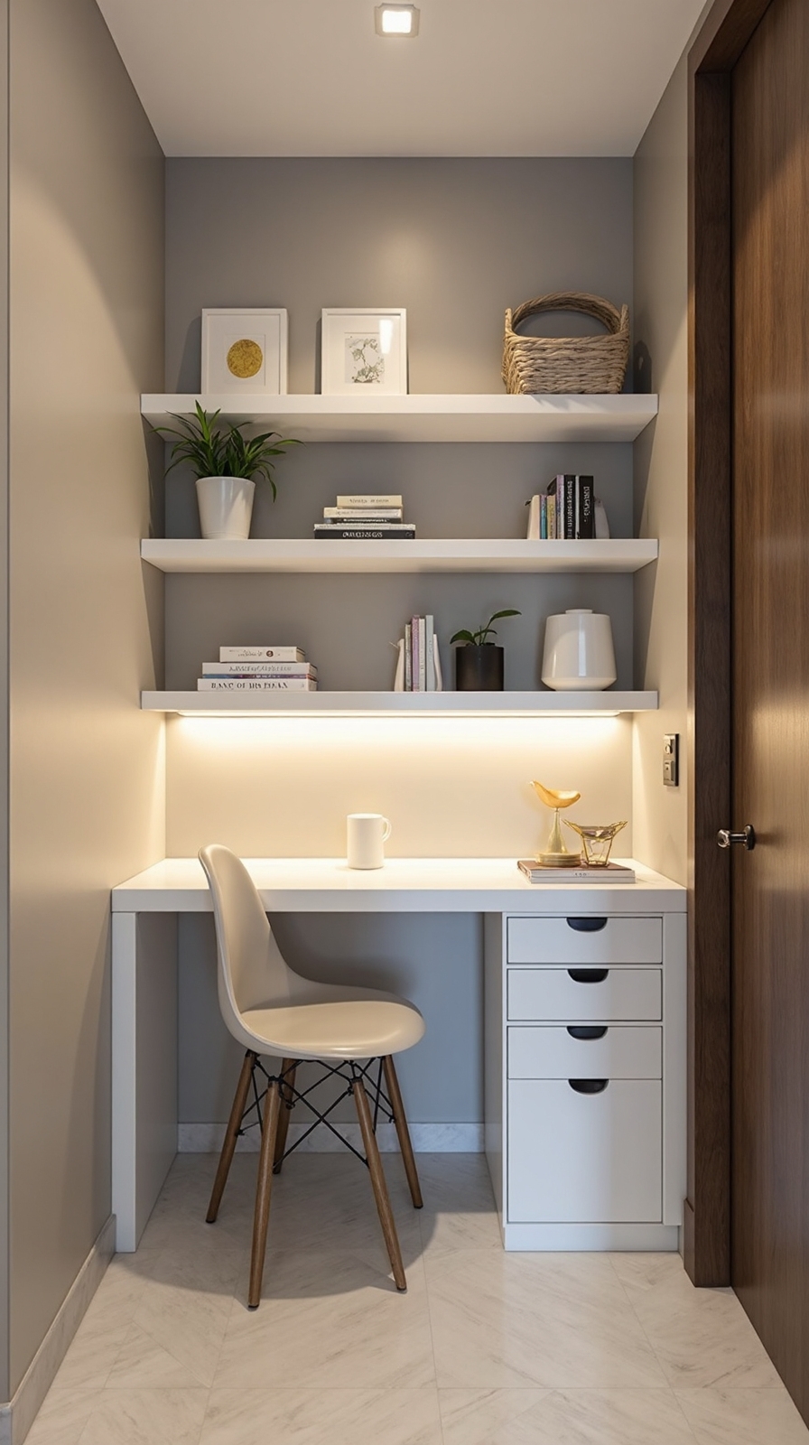 hallway multipurpose efficient workspace solution