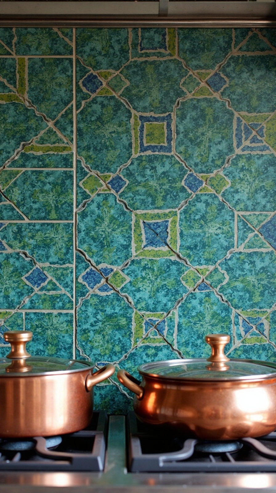 handcrafted moroccan inspired luminous glazed tiles