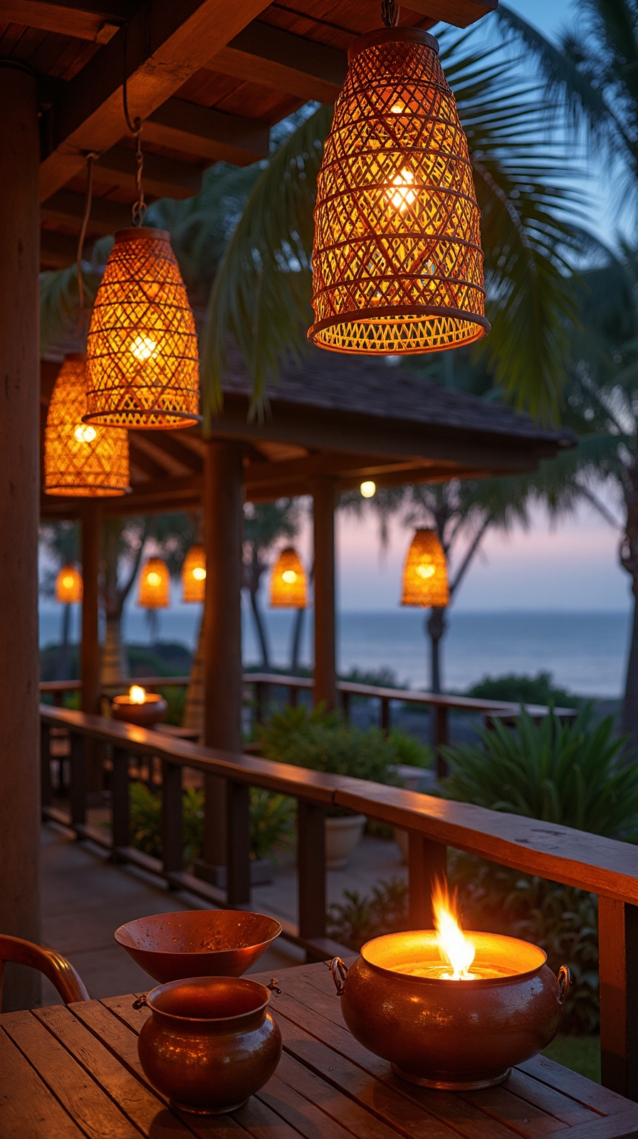 hanging ambiance enhancing led tiki torch alternatives