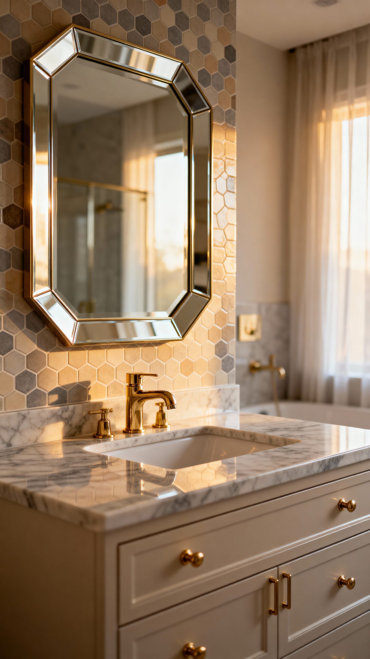 harmonize vanity with home aesthetic