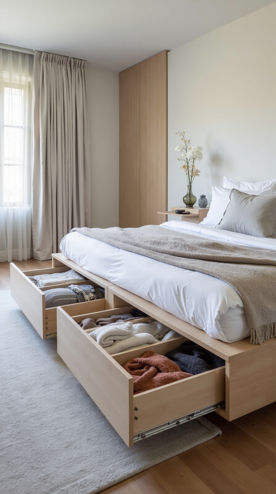 hidden under bed storage