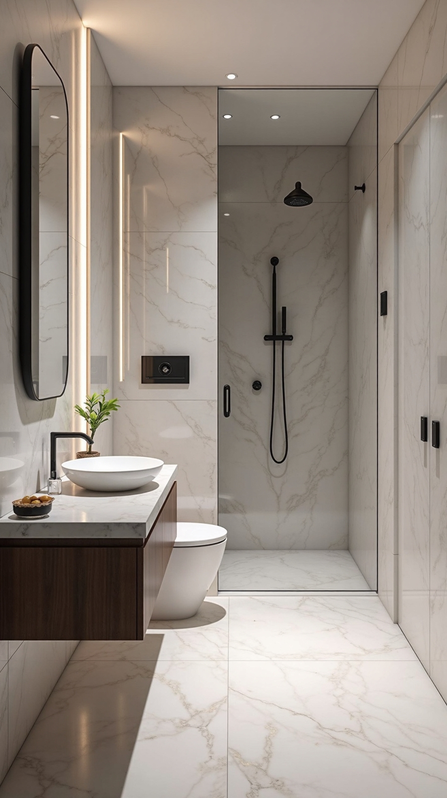 high tech bathroom convenience and customization