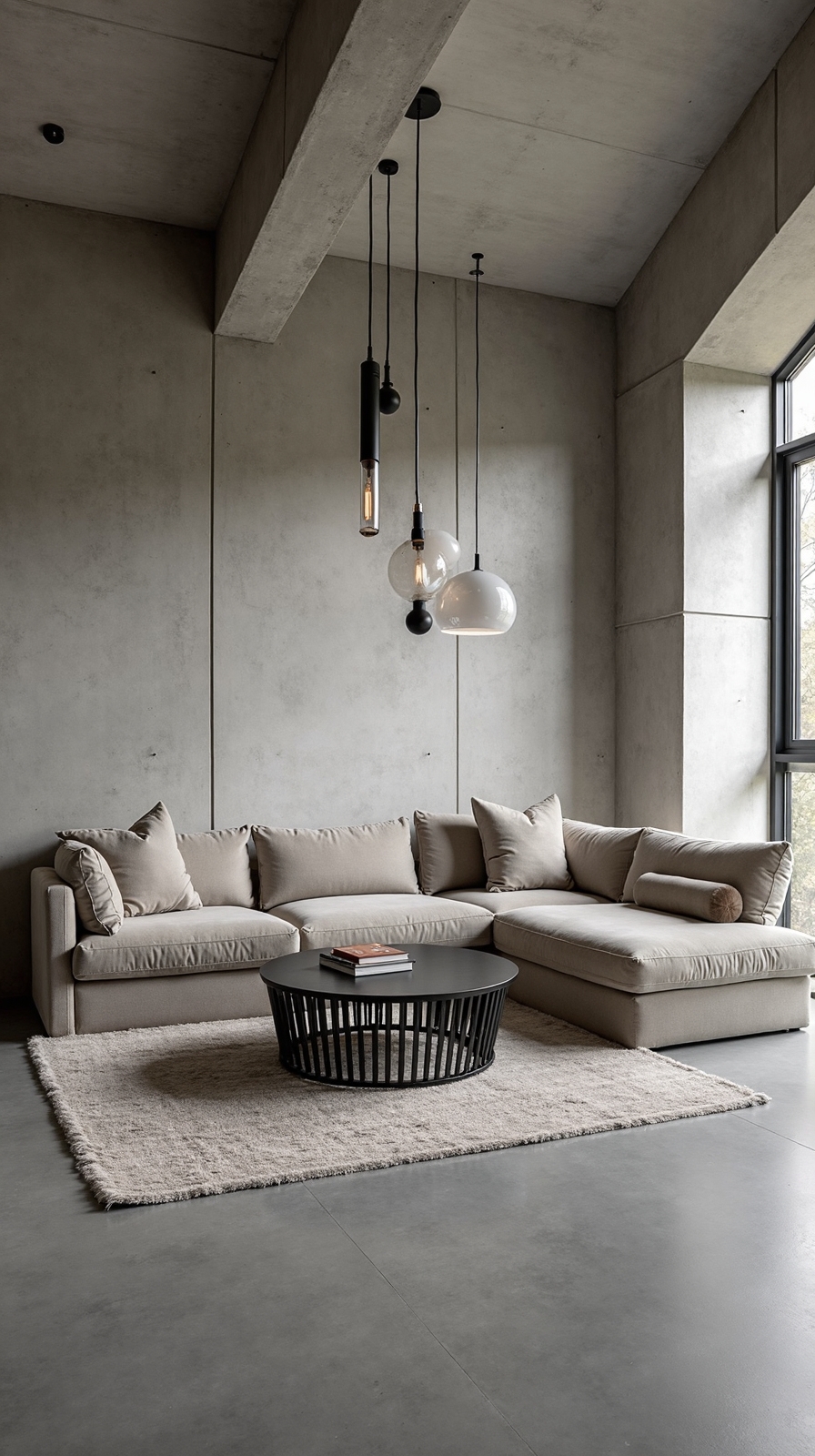 industrial chic neutral palette