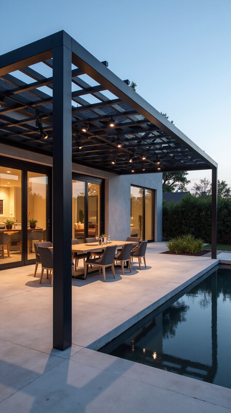 industrial chic outdoor design