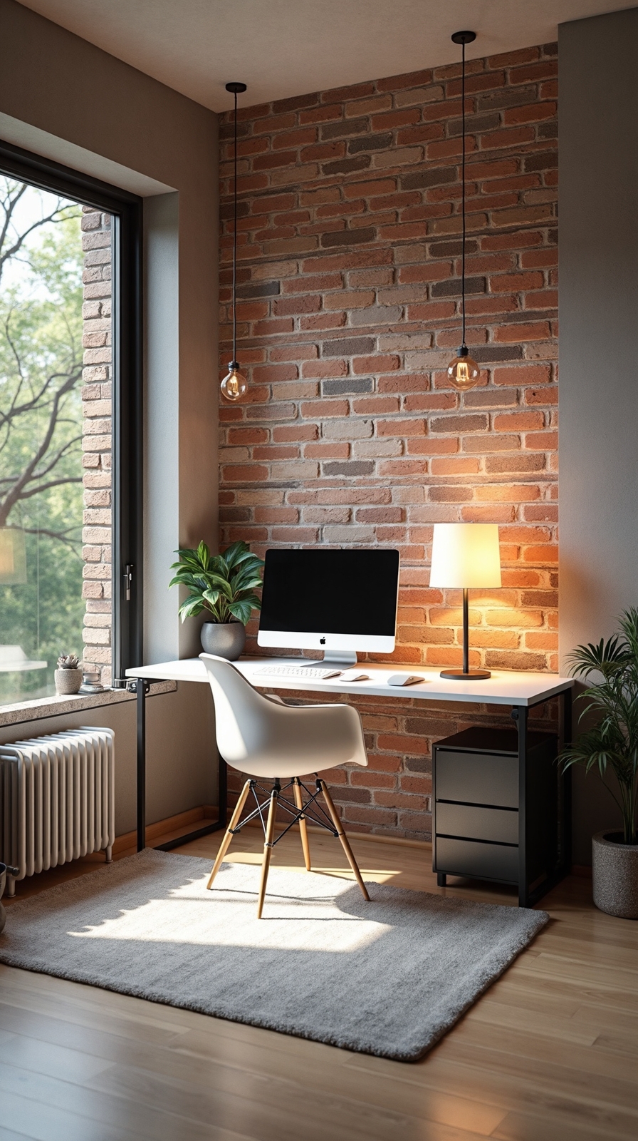 industrial workspace aesthetic