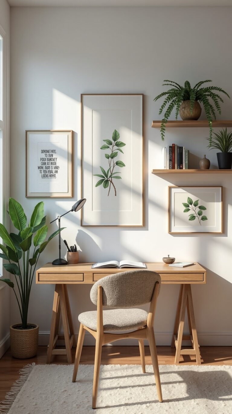 inspiring home office wall decor