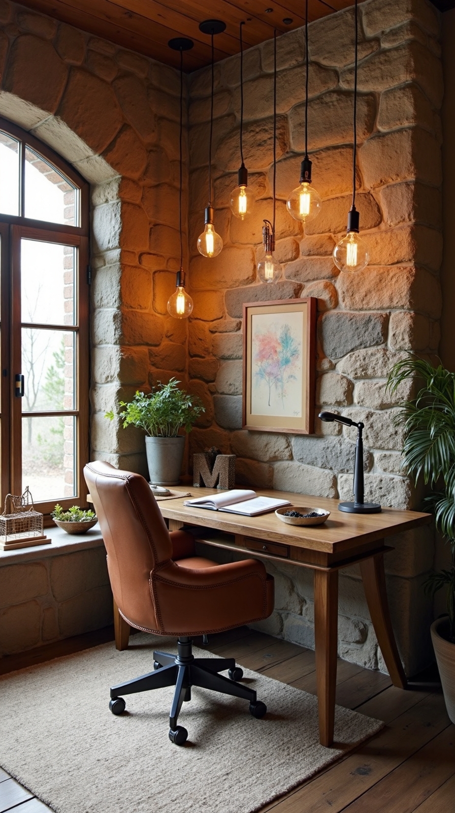 inspiring stone accent wall design