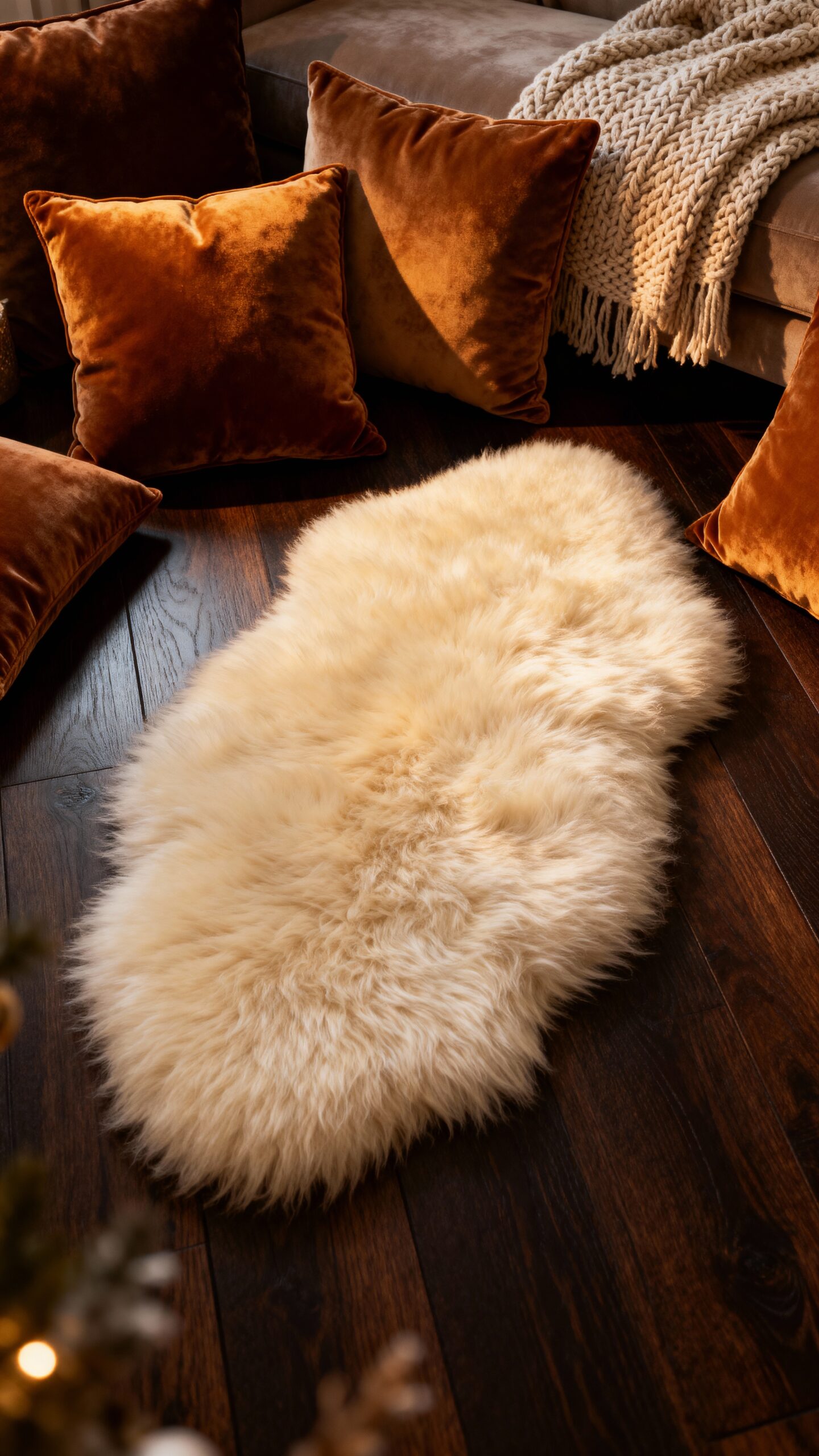 insulate floors define seating areas