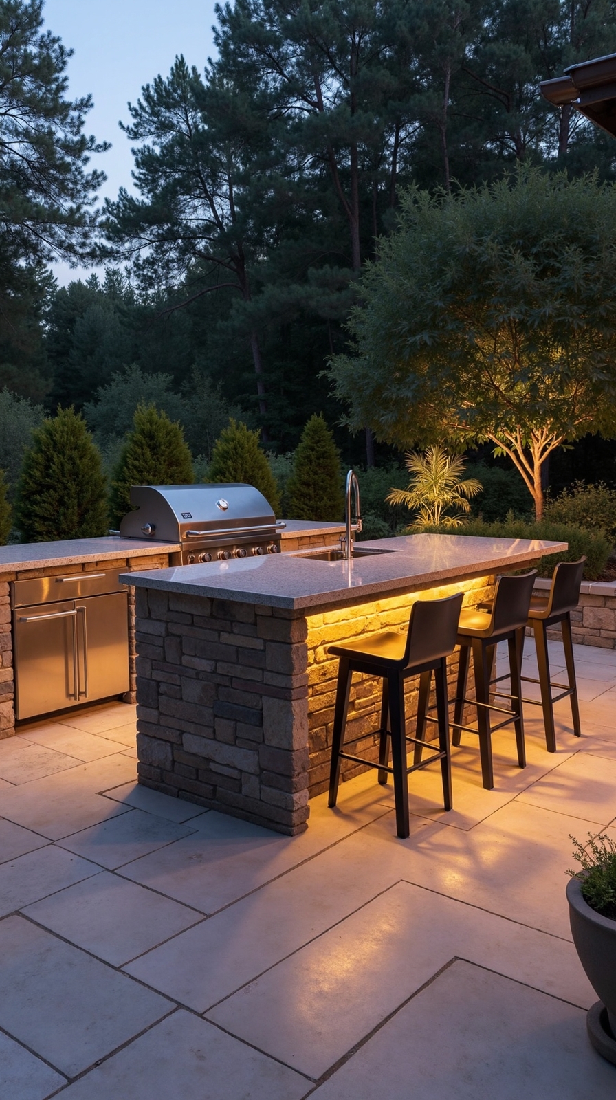 interactive grilling entertainment hub