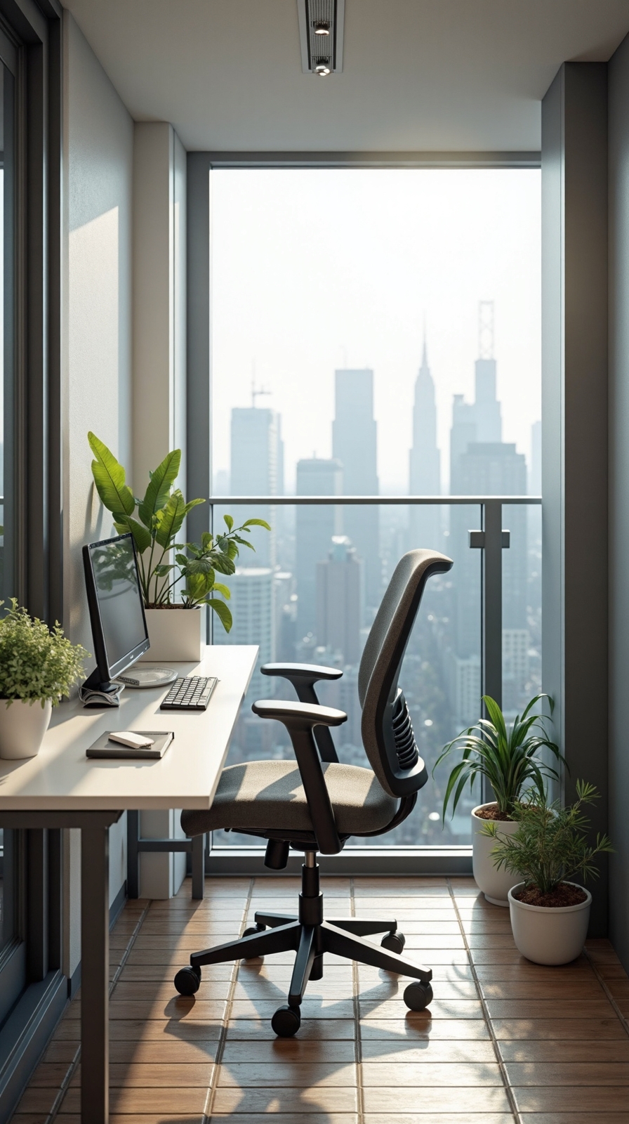 invigorating outdoor workspace for productivity