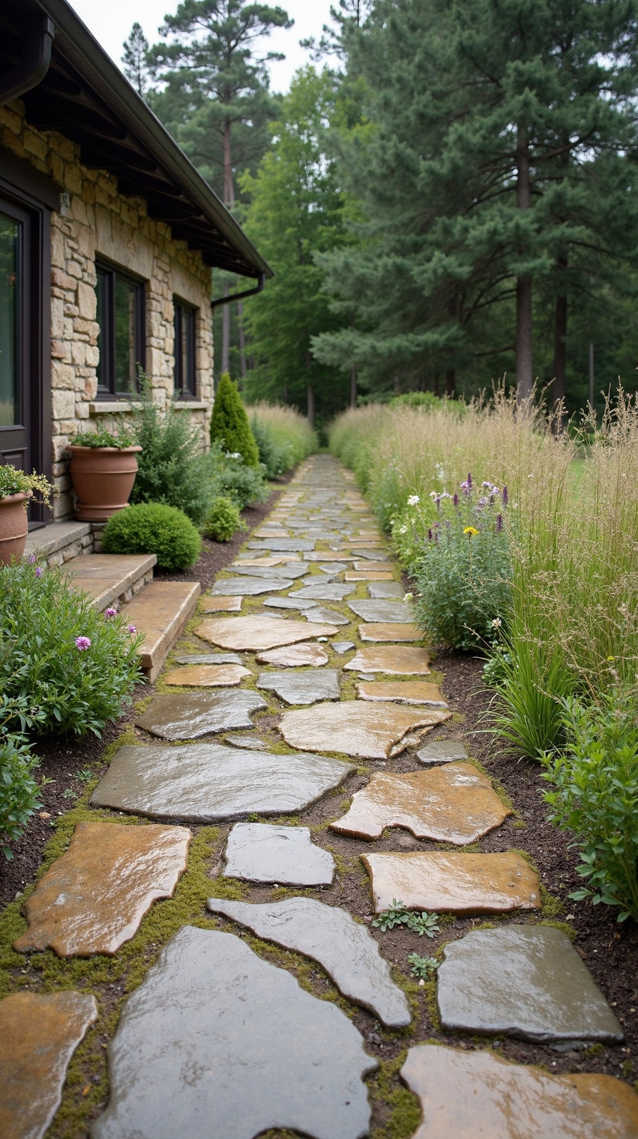 irregular natural artistic flexible