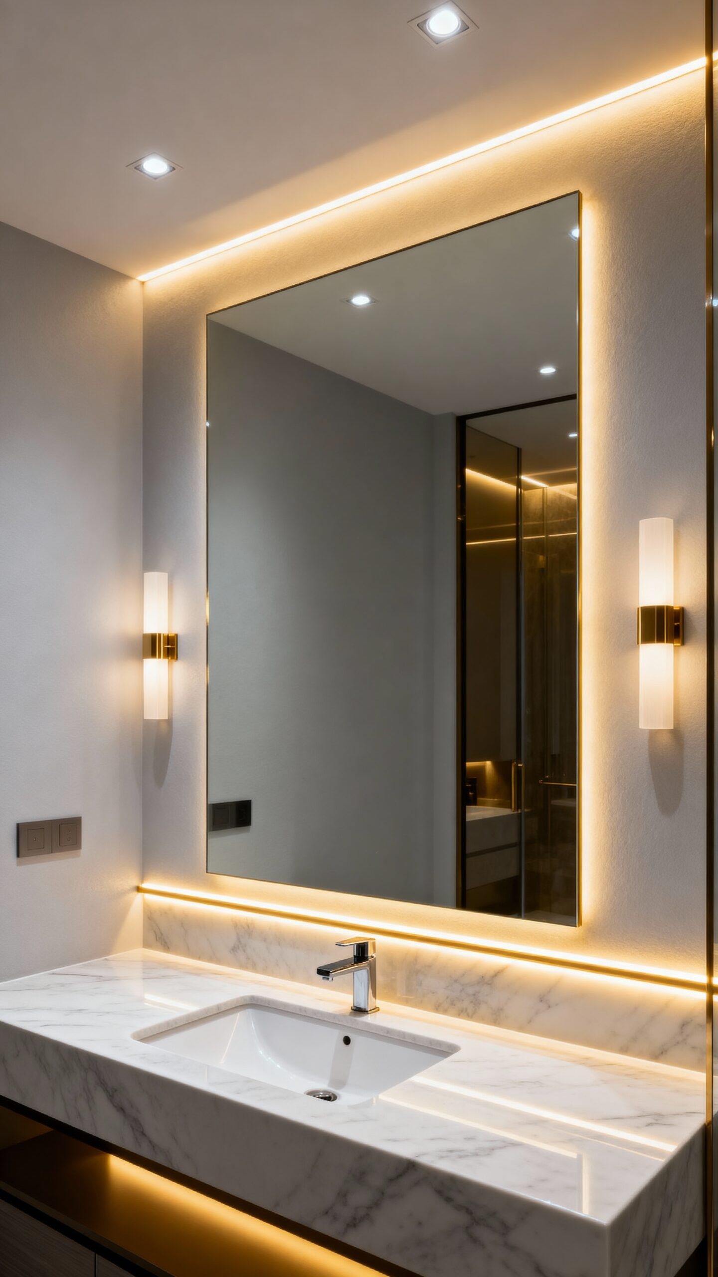 layered adaptive dimmable purposeful illumination