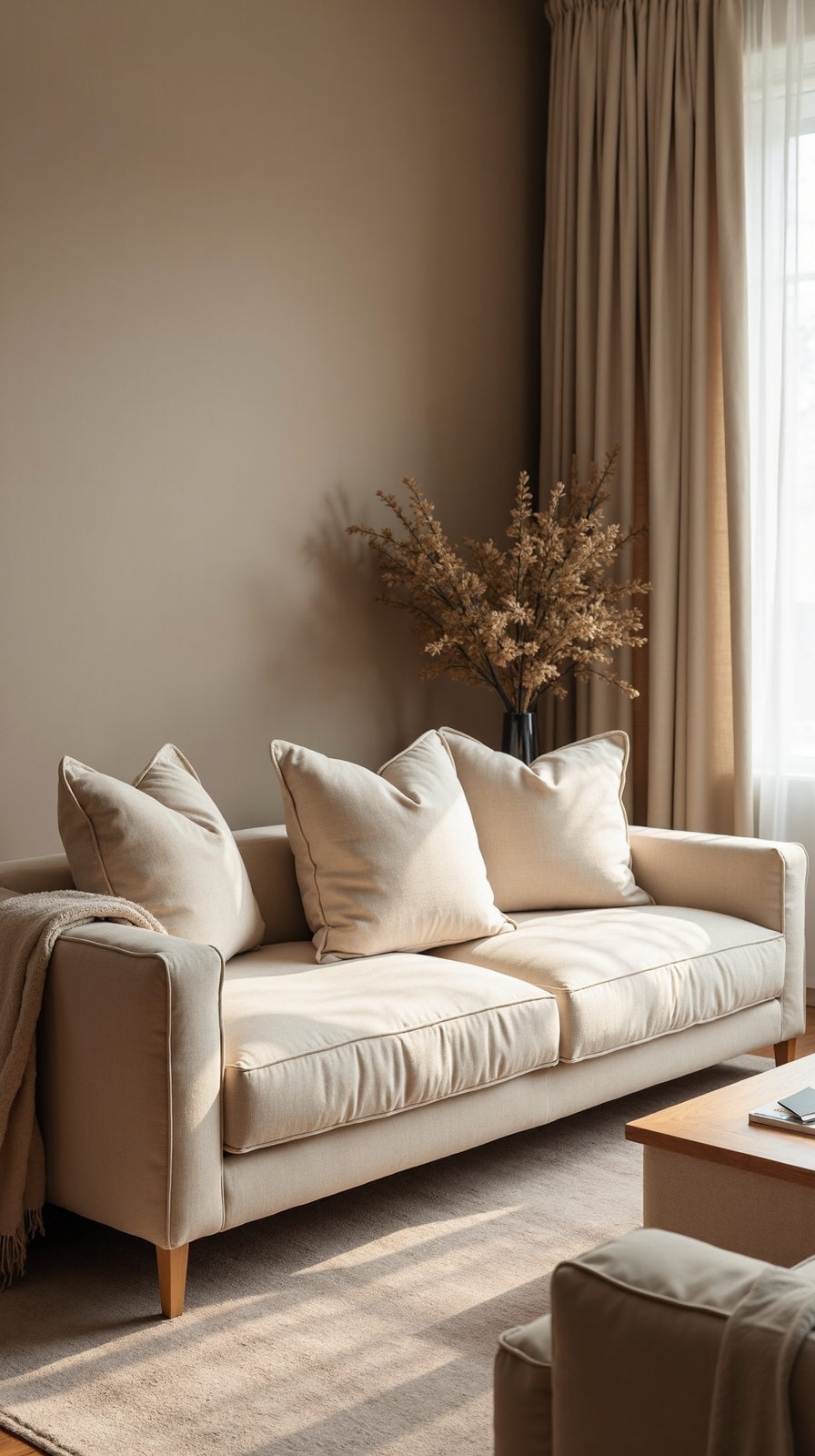 layered beige tones textured serenity