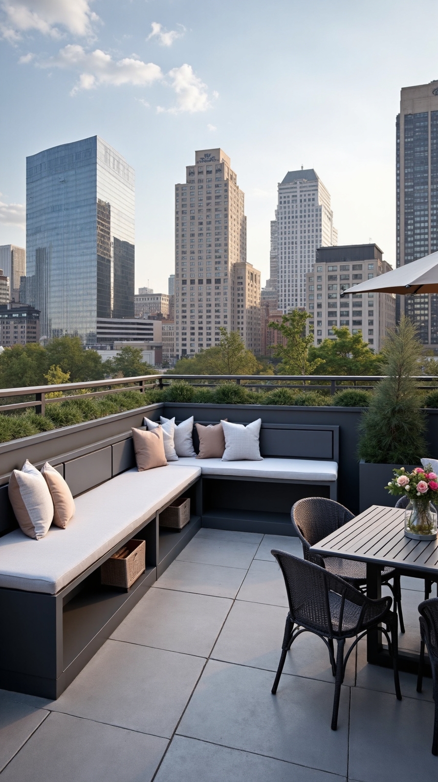 layered deck with hidden storage