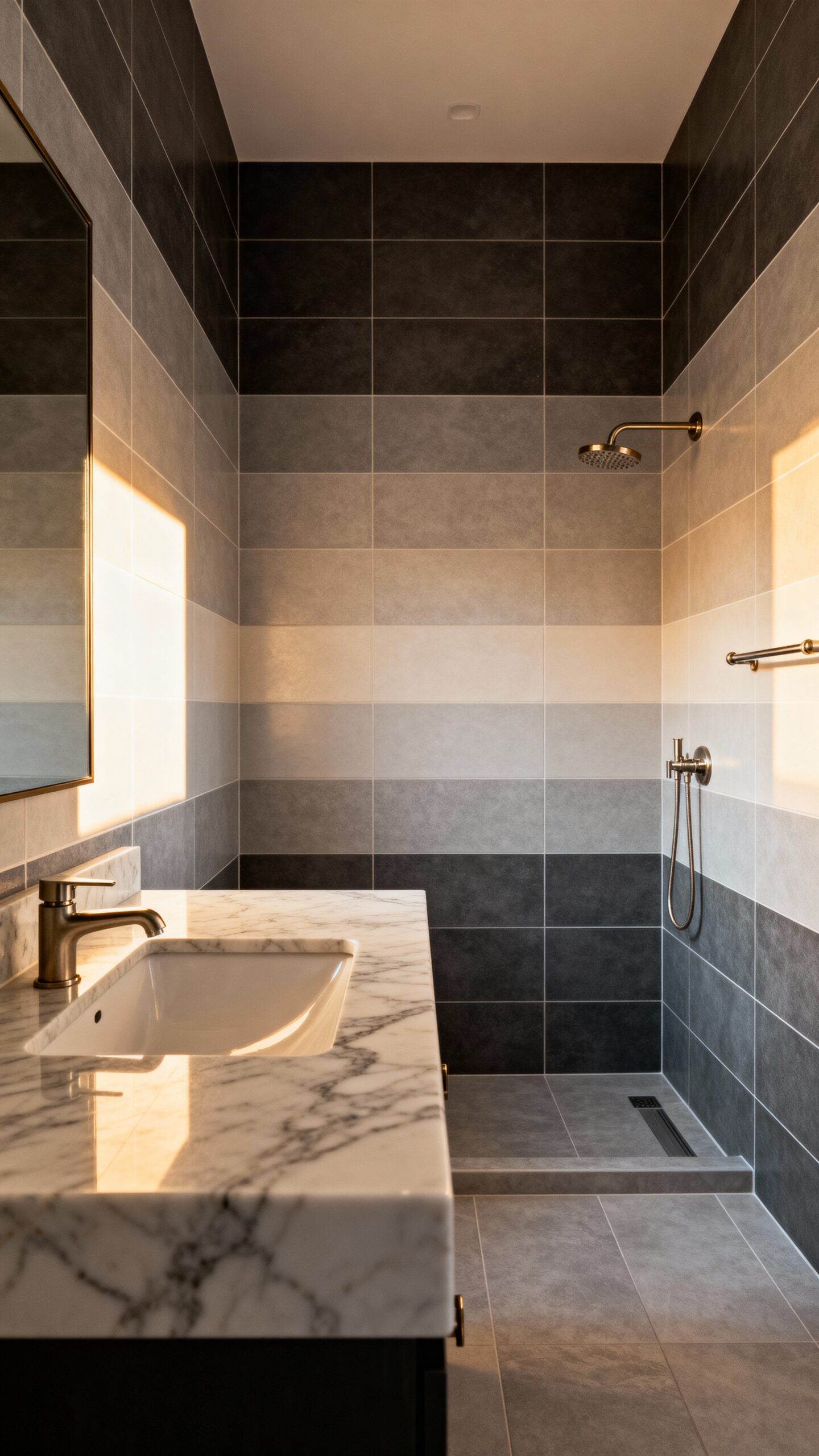 layered gray visual depth design