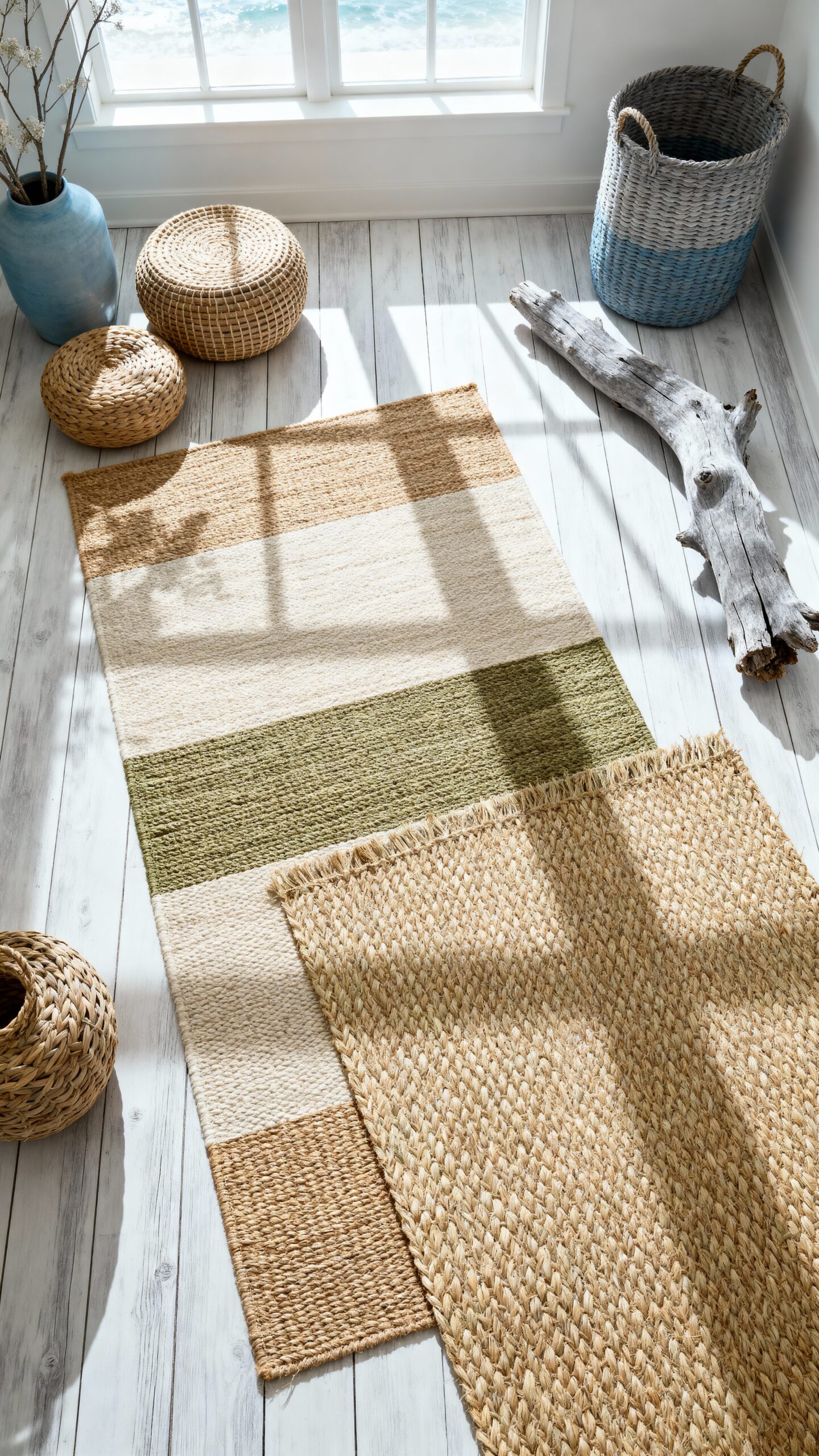 layered natural fiber textural depth