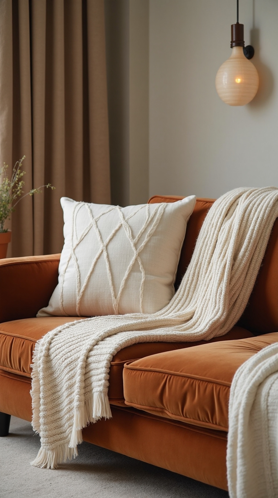 layered soft neutral textiles comfort