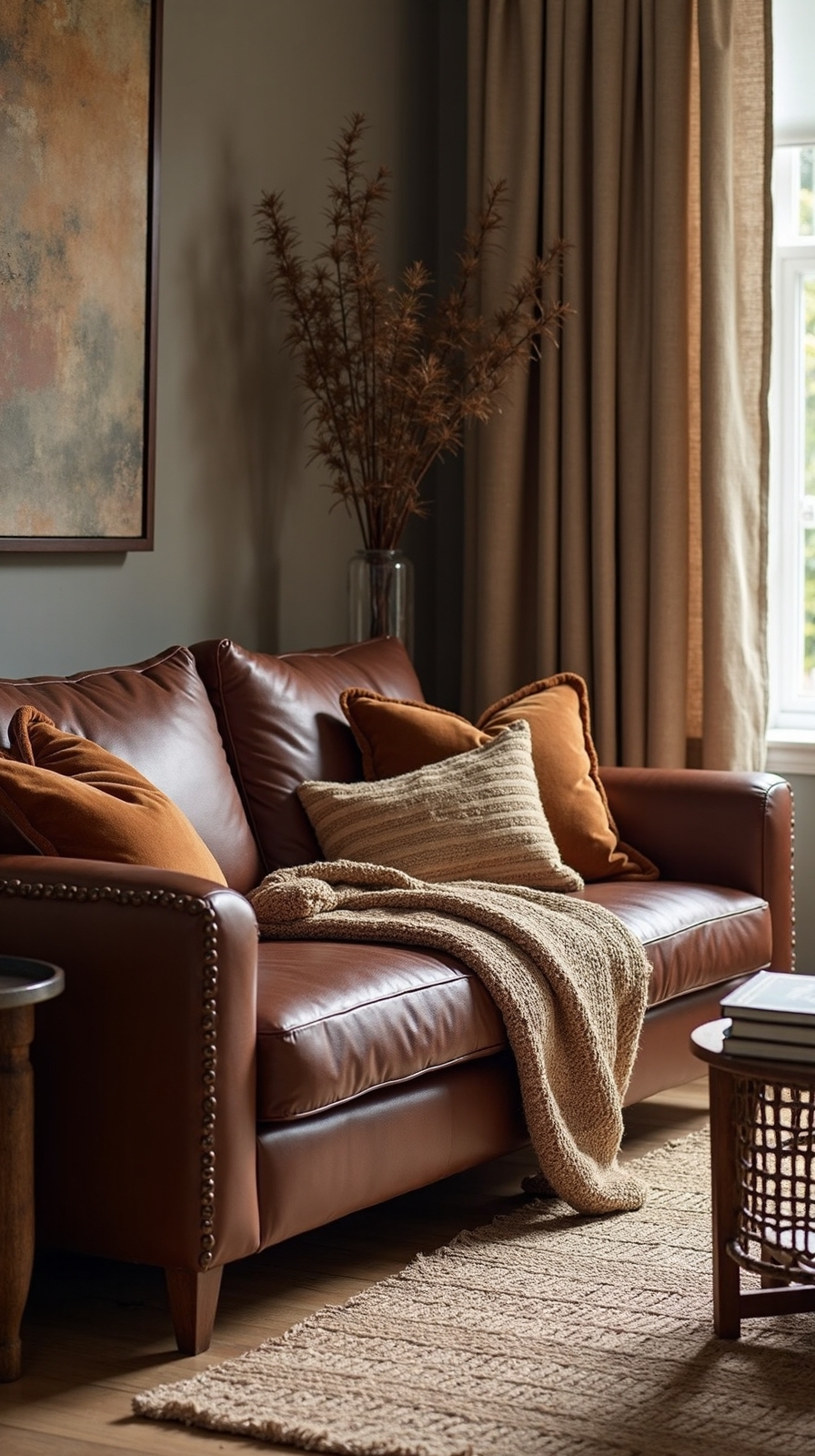 layered textured monochromatic brown